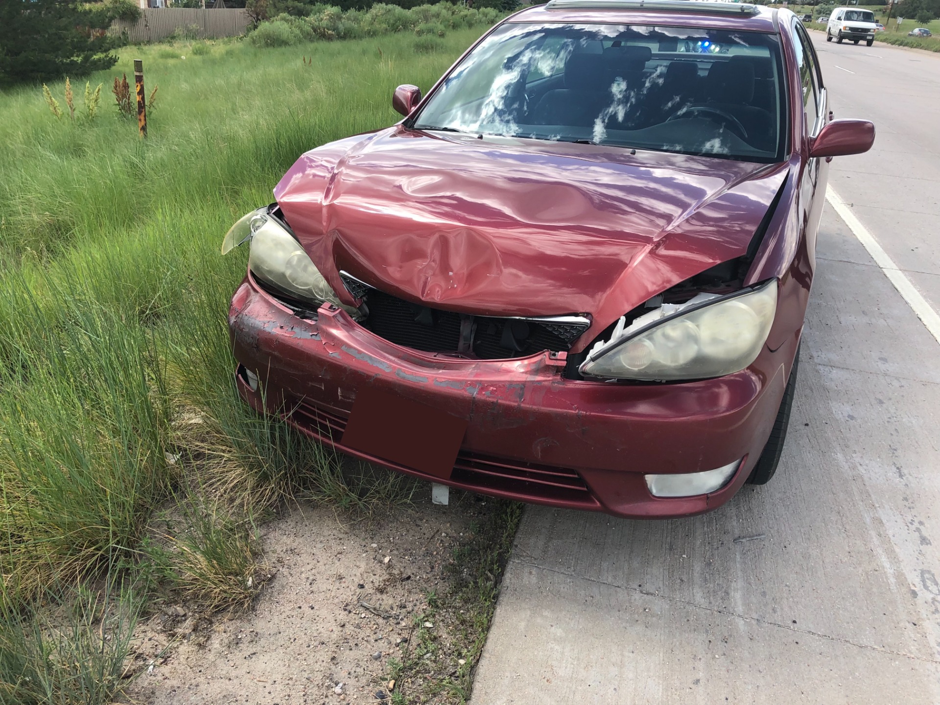 red toyota camry